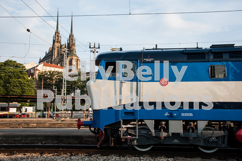 LPAP-EUR-CO-0037 
 Brno cathedral winesses 751002 in the main station, 6th July 2013. 
 Keywords: Czech, Czechoslovakia, Passenger, Colour, 2013