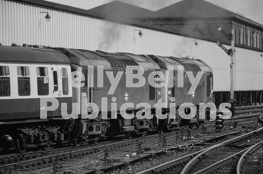 LPPC DSL CO 0009-Edit 
 In July 1973 (possibly 22nd July), two smart and clean looking Sulzer Type 2 Class 25s strike out from Leicester northwards with train 1E91, the 07.58 Walsall to Great Yarmouth, a popular holiday destination at the time. Compare this to todays totally inadequate summer service of Class 158s and 170s. NOTE. There is no comparative train these days, Birmingham to Ely, change to Norwich, change to Great Yarmouth!! This train would be routed via Melton Mowbray which, even at this point in the early 70s, was a rationalised route compared to the original meander for these trains from Birmingham New Street up the WCML to Rugby then across country on the closed in the late 1960s line direct to Peterborough via Oundle. 
 Keywords: Digital, Rights Managed, Stock